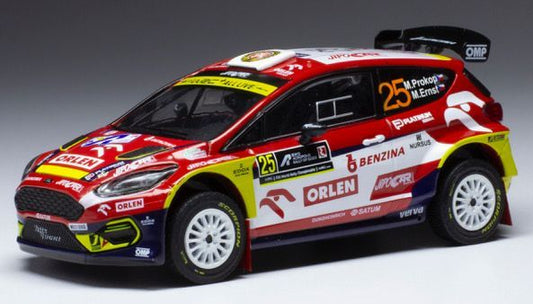 Available To Order – Ford Fiesta R5 MkII #25 Orlen Rally Acropolis 2021 M.Prokop/M.Ernst 1:43 IXO Model (IXO RAM816)