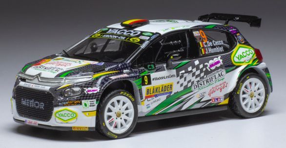 Available To Order – Citroen C3 Rally2 #9 Rallye du Condroz Huy 2021 C. De Cecco/J.Humblet 1:43 IXO Model (IXO RAM818)