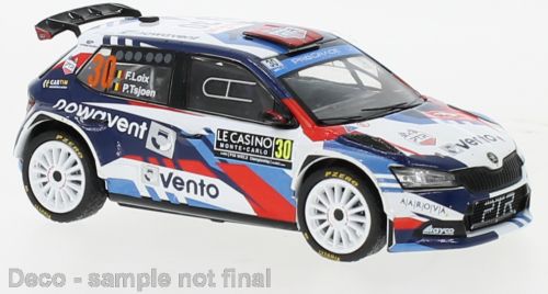 Available To Order – Skoda Fabia Rally2 EVO #30 WRC Rally Monte Carlo 2022 F.Loix/P.Tsjoen 1:43 IXO Model (IXO RAM841)