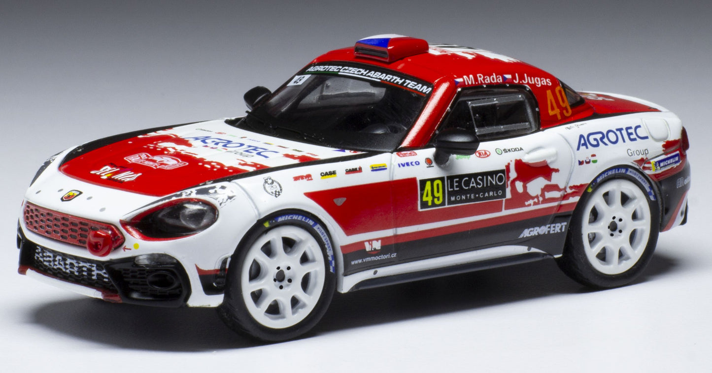 Available To Order – Fiat Abarth 124 RGT #49 WRC Monte Carlo 2022 M.Rada/J.Jugas 1:43 IXO Model (IXO RAM846)