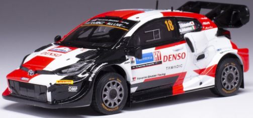 Available To Order – Toyota GR Yaris #18 WRC Rallye Estland 2022 T.Katsuta/A.Johnston 1:43 IXO Model (IXO RAM861)