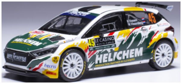 Available To Order – Hyundai i20 N Rally2 #45 WRC Rallye Monte Carlo 2024 H.Vossen/W.Vissenberg 1:43 IXO Model (IXO RAM920)