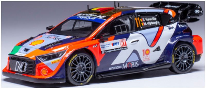 Available To Order – Hyundai i20 N Rally1 WRC Rally Croatia 2024 #11 1:43 IXO Model (IXO RAM933A)