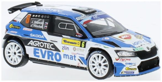 Available To Order – Skoda Fabia Rally2 EVO #6 Barum Rally Zlin J.Kopecky/J.Hlousek 1:43 IXO Model (IXO RAM935)