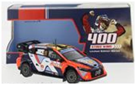Available To Order – Hyundai i20 N RALLY1 #11 Neuville/Wydaeghe 2024 '400 Stage Wins in WRC' Rally Poland 1:43 IXO Model (IXO RAM943)
