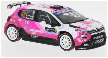Available To Order – Citroen C3 Rally2 WRC Rally Monte Carlo 2025 #42 S.Rumeau/J.Amblard 1:43 IXO Model (IXO RAM976)