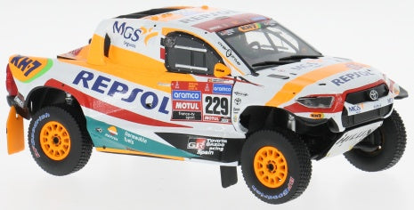 Toyota GR DKR Hilux Evo T1+ Rally Dakar 2023 #229 I.E.Pujol/J.Valcarcel 1:43 IXO Model