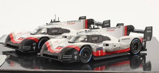 Available To Order – Porsche 919 Hybrid #2 Tribute Set Record Laps Nurburgring & Spa 2018 1:43 IXO Model (IXO SP919-SET1)