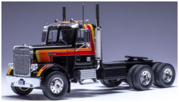 Available To Order – Freightliner FLC 120 64 T Black 1977 1:43 IXO Model (IXO TR186)