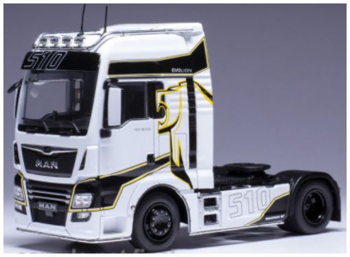 Available To Order – MAN TGX XXL D 38 White 2020 1:43 IXO Model (IXO TR197)