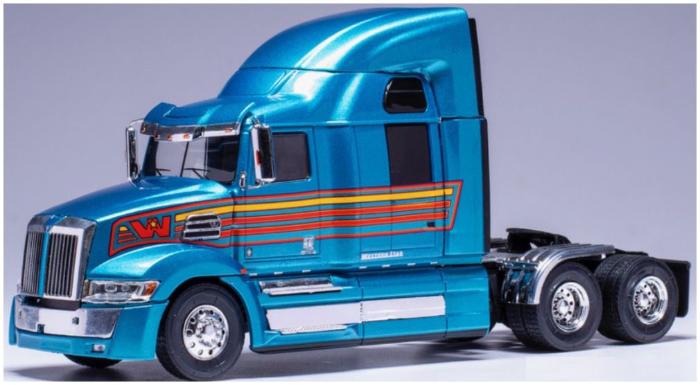 Available To Order – Western Star 5700 EX Light Blue 1:43 IXO Model (IXO TR204)