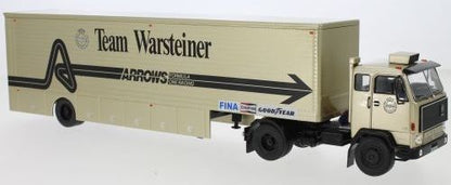 Available To Order – Volvo F89 Team Warsteiner Arrows Race Transport 1:43 IXO Model (IXO TTR023)