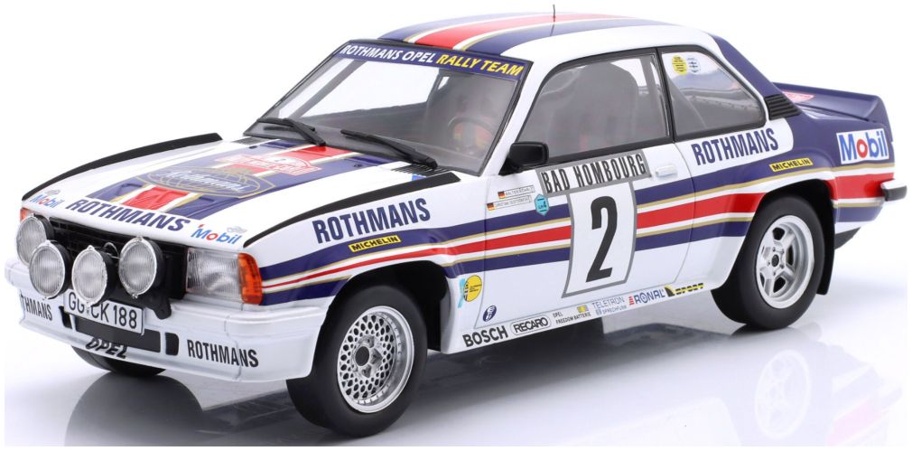 Available To Order – Opel Ascona 400 Night Version #2 Winner Rallye Monte Carlo 1982 Rohrl/Geistdorfer 1:18 IXO Model (IXO W18006101)