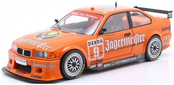 Available To Order – BMW M3 E36 Coupe Jagermeister #9 A. Hahne DTM 1993 1:18 IXO Model (IXO W1800701)