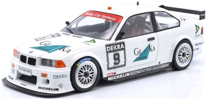Available To Order – BMW 325i Coupe E36 DTM Ge-Ka #9 1994 Frank Schmickler 1:18 IXO Model (IXO W1800703)
