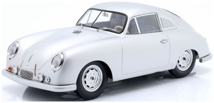 Available To Order – Porsche 356 SL Plain Body Version 1951 Silver 1:18 IXO Model (IXO W18009005)