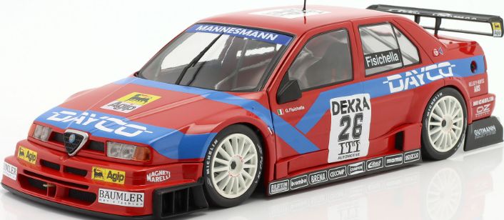 Available To Order – Alfa Romeo 155 V6 G. Fisichella TI #26 DTM / ITC 1995 Team Alfa Corse 2 1:18 IXO Model (IXO W1801004)