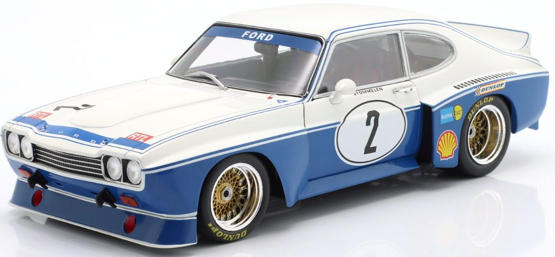 Ford Capri RS 3100 #2 Winner DRM Nurburgring 1974 Rolf Stommelen 1:18 IXO Model