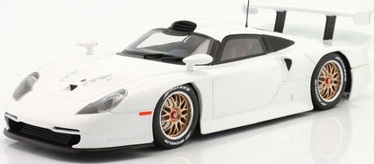 Available To Order – Porsche 911 GT1 Street Version Plain Body Edition 1997 White 1:18 IXO Model (IXO W18012003)