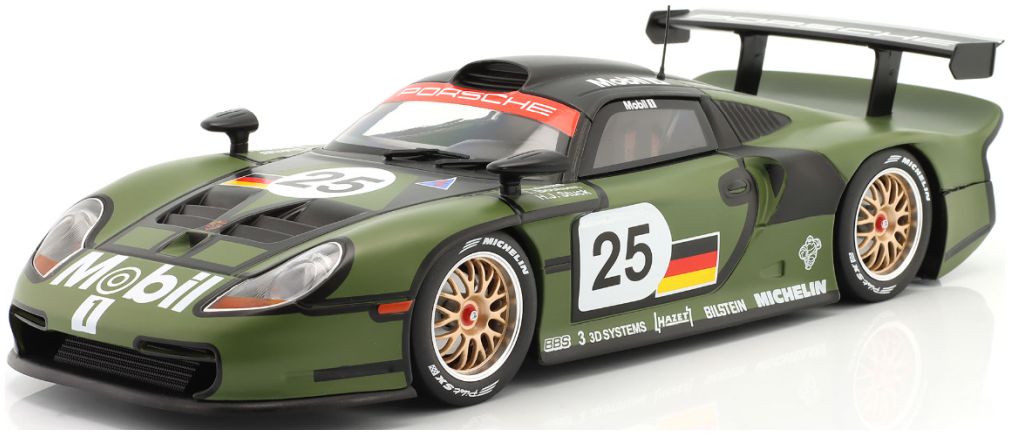 Available To Order – Porsche 911 GT1 #25 Pre Qualifying 24h Le Mans 1997 Dalmas/Boutsen/Stuck 1:18 IXO Model (IXO W18012006)