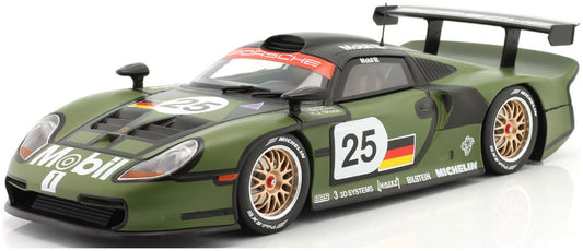 Available To Order – Porsche 911 GT1 #25 Pre Qualifying 24h Le Mans 1997 Dalmas/Boutsen/Stuck 1:18 IXO Model (IXO W18012006)