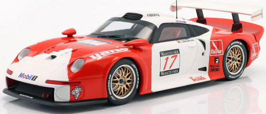 Available To Order – Porsche 911 GT1 #17 FIA GT Spa 1997 von Gartzen/Collard 1:18 IXO Model (IXO W18013006)