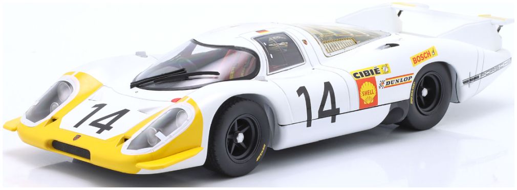 Available To Order – Porsche 917 LH #14 24h Le Mans 1969 Stommelen/Ahrens jr. 1:18 IXO Model (IXO W18019003)