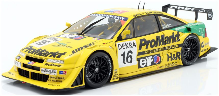 Available To Order – Opel Calibra V6 ITC 1996 #16 Uwe Alzen Team Zakspeed 1:18 IXO Model (IXO W1802010)