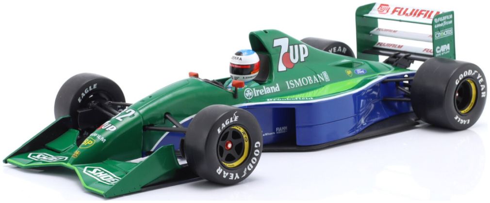 Available To Order – Jordan 191 Michael Schumacher #32 Free Practice Belgium GP F1 1991 1:18 IXO Model (IXO W1802502)
