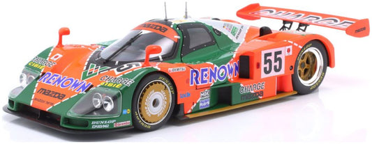 Available To Order – Mazda 787B #55 Winner 24h Le Mans 1991 Weidler/Herbert/Gachot w/Collectors Box 1:18 IXO Model (IXO W1802701C)