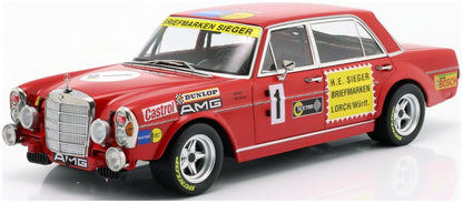 Available To Order – Mercedes Benz 300 SEL 6.8 #1 24h Nurburgring 1972 Heyer/Betzler 1:18 IXO Model (IXO W18030002)