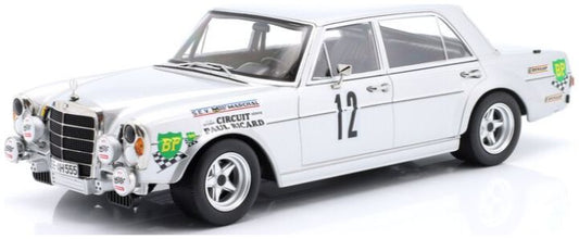Available To Order – Mercedes Benz AMG 300 SEL 6.8 #12 12h Paul Ricard 1971 Dolhem/Behrmann/Jabouille 1:18 IXO Model (IXO W18030004)