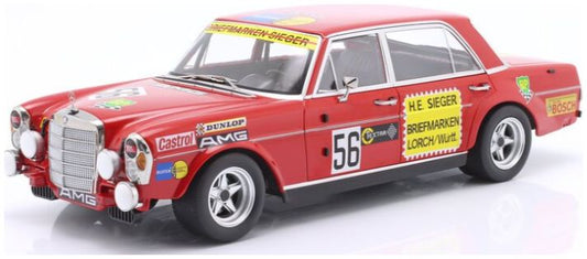 Available To Order – Mercedes Benz 300 SEL 6.8 AMG #56 200 Miles Nuremberg 1972 H. Heyer 1:18 IXO Model (IXO W18030005)