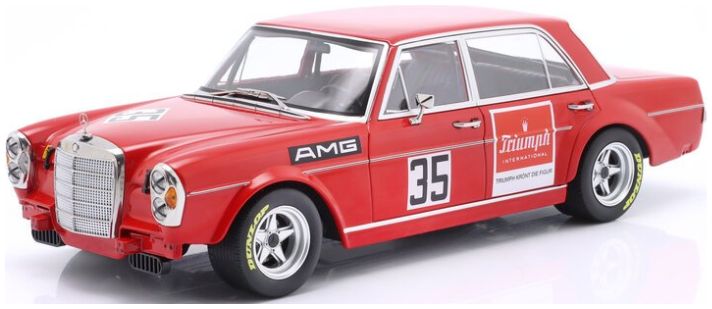 Available To Order – Mercedes Benz AMG 300 SEL #35 Sudwestpokal Hockenheim 1971 Helmut Kelleners 1:18 IXO Model (IXO W18030006)