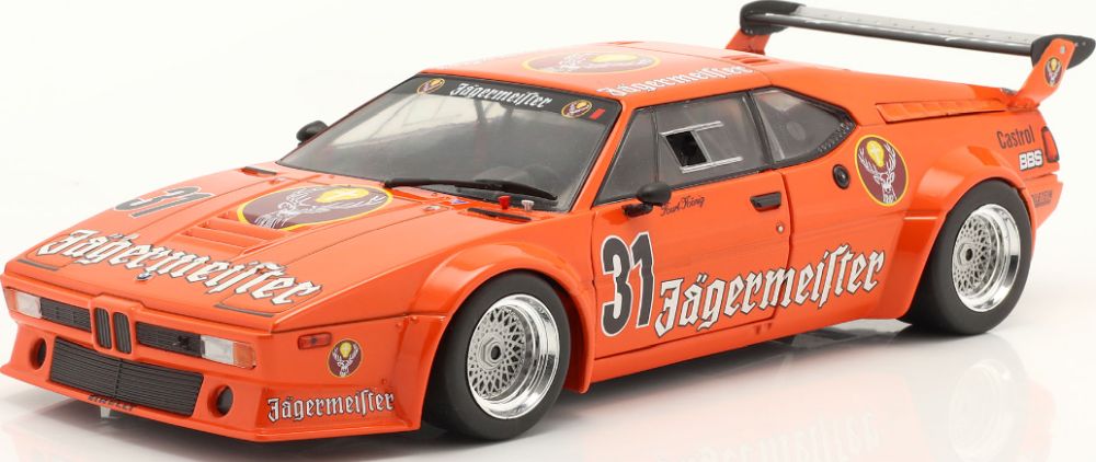 Available To Order – BMW M1 Procar Jagermeister #31 DRT Nurburgring 1982 Kurt Konig 1:18 IXO Model (IXO W1803002)