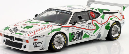 Available To Order – BMW M1 Procar #201 3rd 1000km Nurburgring 1980 Stuck/Piquet 1:18 IXO Model (IXO W1803003)