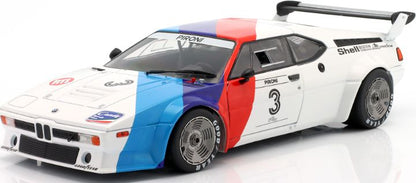 Available To Order – BMW M1 Procar #3 M1 Procar Series 1979 Didier Pironi Werksdesign w/M-Stripes 1:18 IXO Model (IXO W1803006)