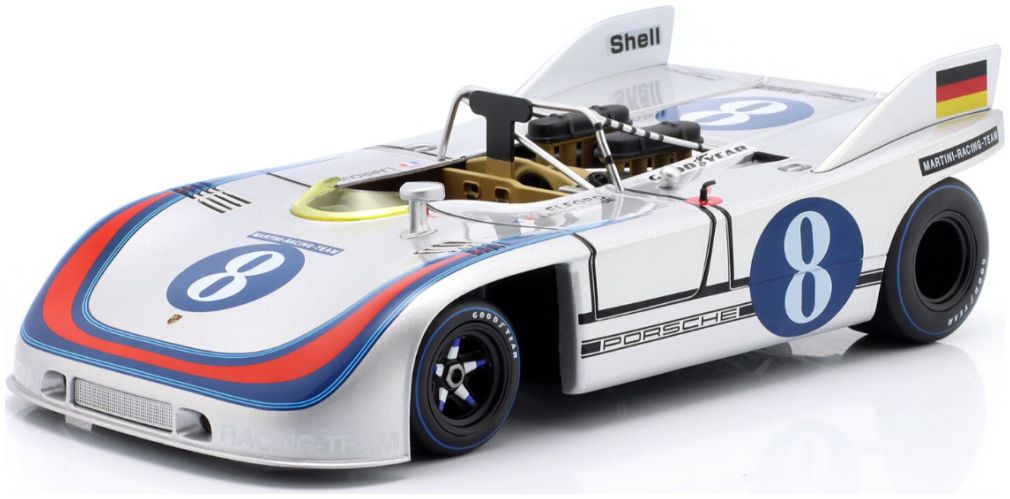 Available To Order – Porsche 908/03 #8 Martini Racing Targa Florio 1971 Larrousse/Elford 1:18 IXO Model (IXO W18031002)