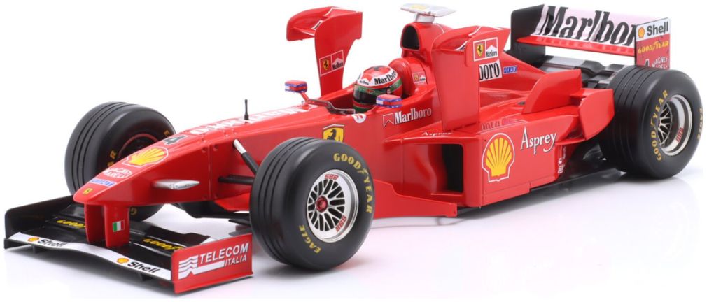 Available To Order – Ferrari F300 Tower Wings Eddie Irvine #4 3rd Imola GP F1 1998 1:18 IXO Model (IXO W18033003)