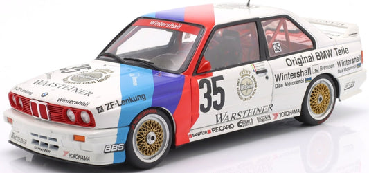 BMW M3 (E30) #35 Winner 24h Nurburgring 89 Pirro/Ravaglia/Giroix w/Collectors Box 1:18 IXO Model
