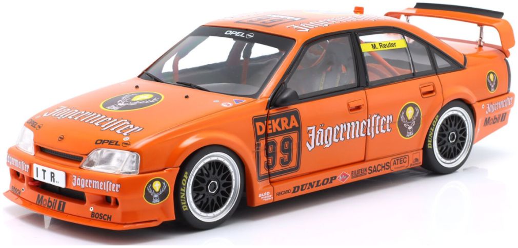 Available To Order – Opel Omega 3000 24V DTM 1991 #99 Jagermeister Manuel Reuter 1:18 IXO Model (IXO W18045001)
