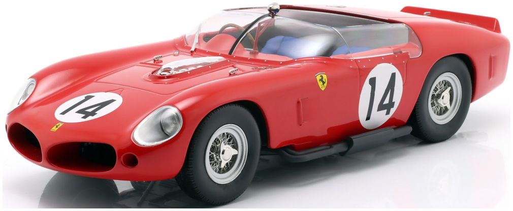 Available To Order – Ferrari 250 TR61 #14 Winner 12h Sebring 1961 Gendebien/Hill 1:18 IXO Model (IXO W18046002)