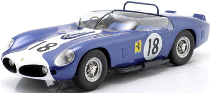 Available To Order – Ferrari TR61 NART #18 24h Le Mans 1962 John Fulp/Peter Ryan 1:18 IXO Model (IXO W18046007)