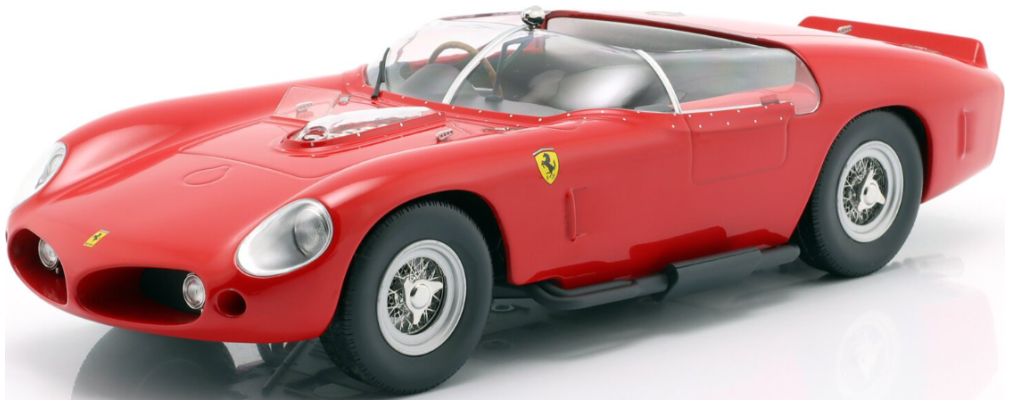 Available To Order – Ferrari 250 TR61 Plain Body Edition Red 1:18 IXO Model (IXO W18046008)