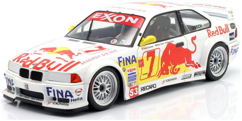 Available To Order – BMW M3 GTR (E36) #7 24h Daytona 1997 Duez Quester/Said/Oestreich 1:18 IXO Model (IXO W18051005)