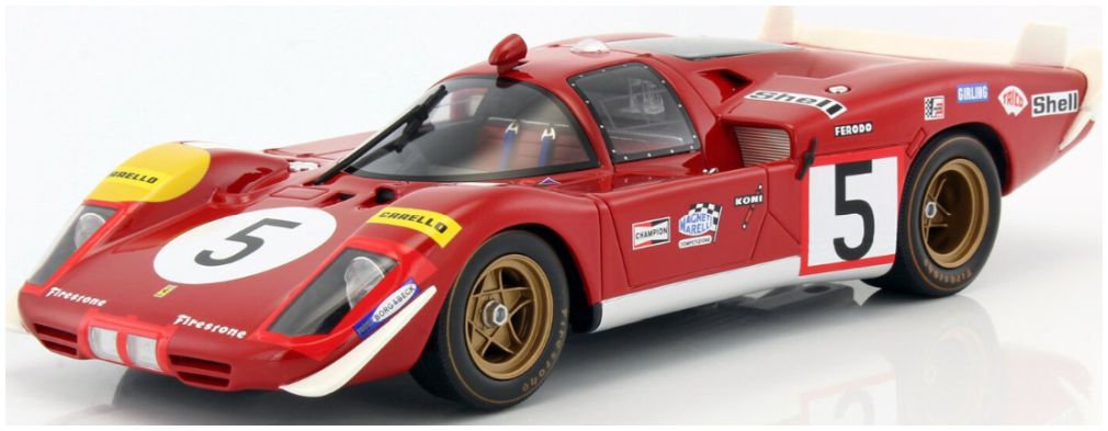 Available To Order – Ferrari 512S #5 24h Le Mans 1970 Ickx Schetty 1:18 IXO Model (IXO W18053001)