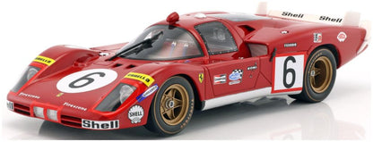 Available To Order – Ferrari 512S Long Tail #6 24h Le Mans 1970 Vaccarella/Giunti 1:18 IXO Model (IXO W18053004)