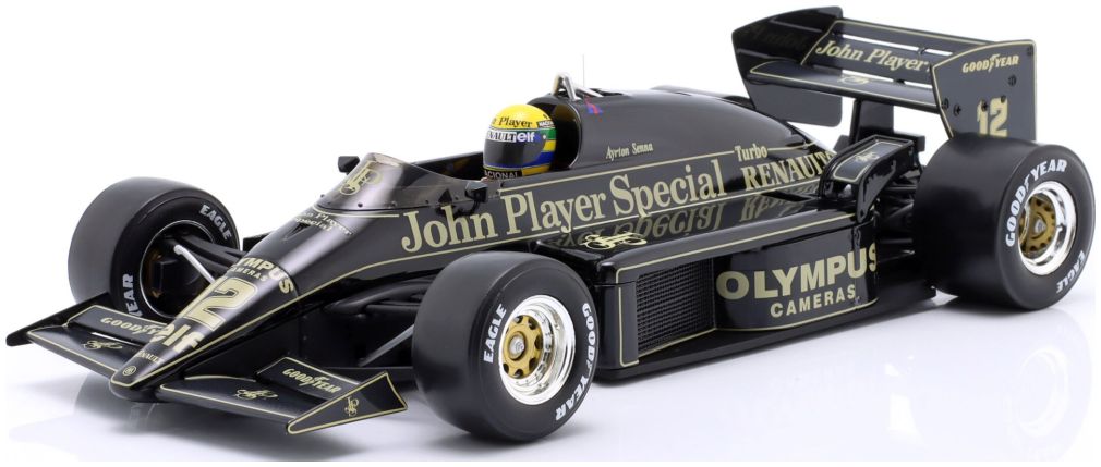 Available To Order – Lotus 97T #12 Ayrton Senna Monaco GP F1 1985 1:18 IXO Model (IXO W18056001)