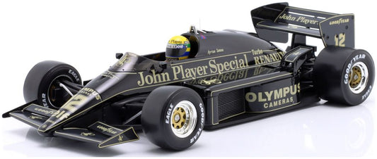 Available To Order – Lotus 97T #12 Ayrton Senna Monaco GP F1 1985 1:18 IXO Model (IXO W18056001)