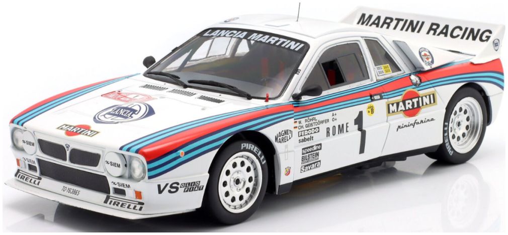 Available To Order – Lancia 037 #1 Winner Rallye Monte Carlo 1983 Walter Rohrl/Christian Geistdorfer 1:18 IXO Model (IXO W1805901)